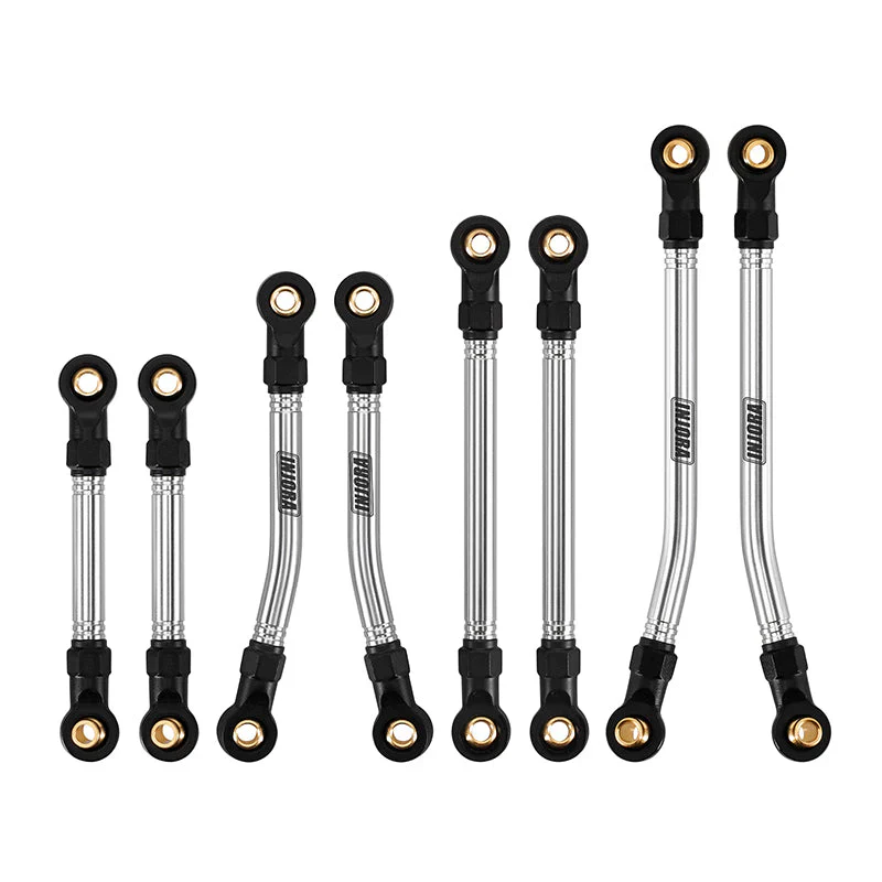 Jeu de biellettes de direction et de bras de suspension INJORA en acier inoxydable pour HPI Venture18 - Image 3