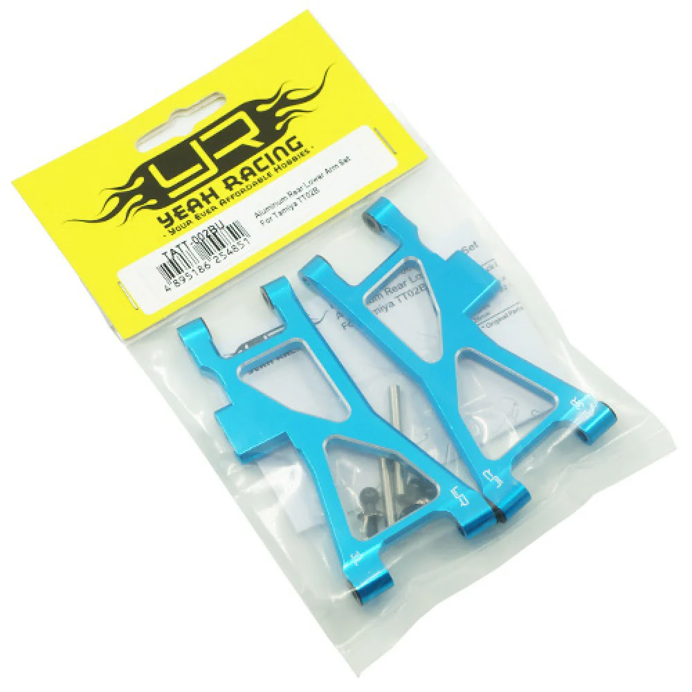 Jeu de bras inférieurs arrière en aluminium pour Tamiya TT02B - Image 2