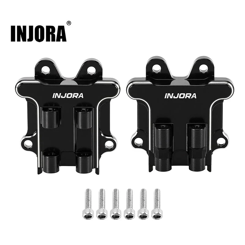Kit caches de différentiel en aluminium Injora 1/16 Arrma Mojave Grom