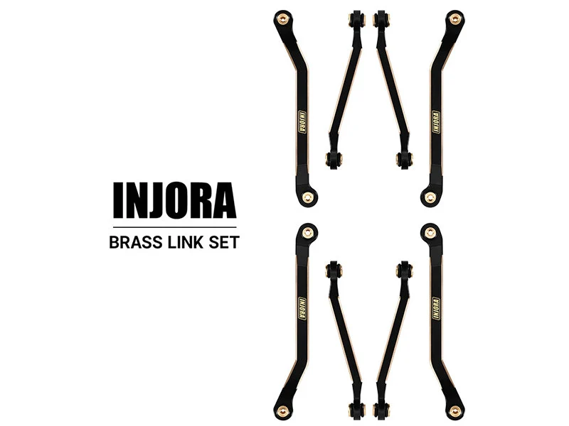 Jeu de maillons à dégagement élevé en laiton noir INJORA pour 1/24 FMS FCX24M - Image 3