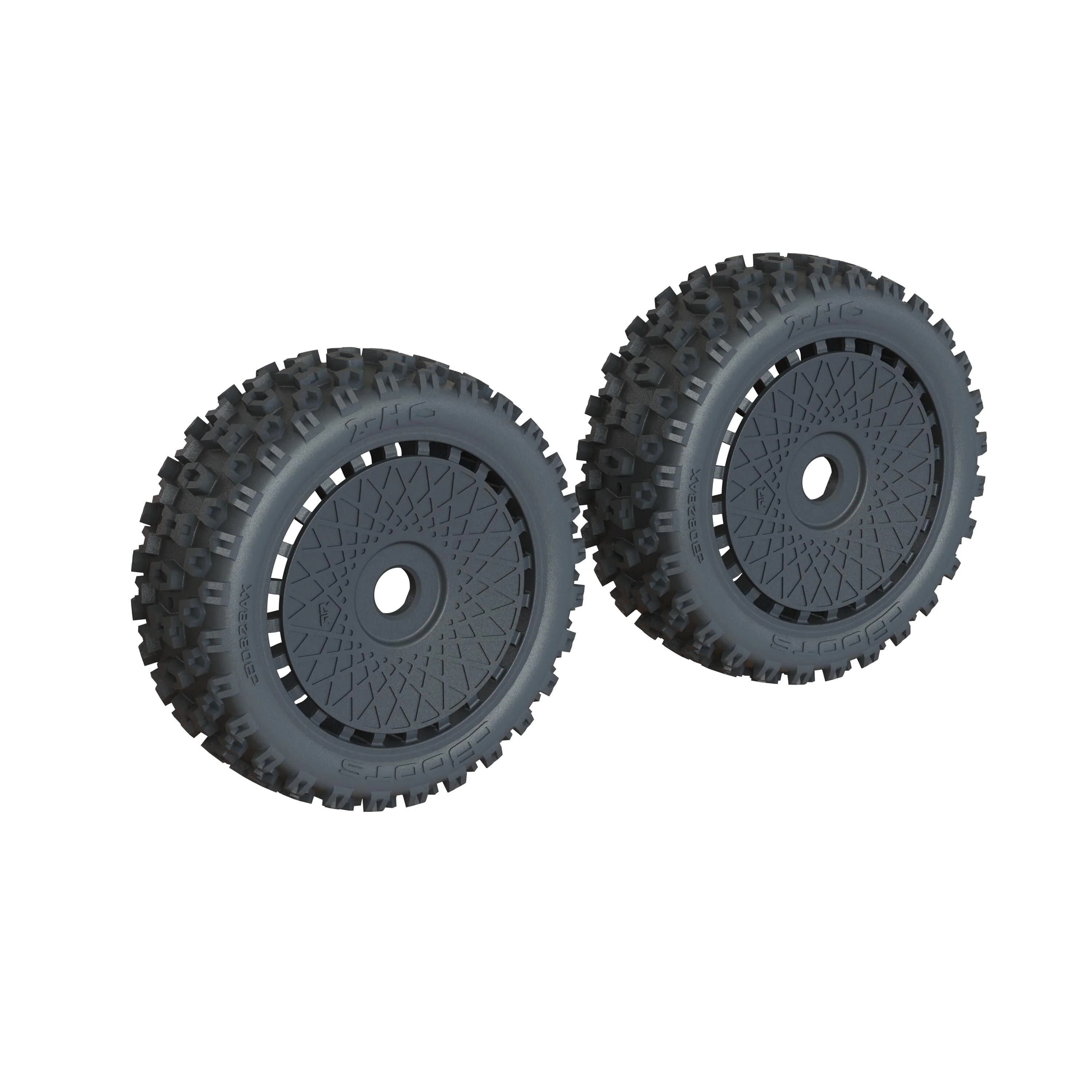 Jeu de pneus dBoots « 2-HO » collés noir - ARA550118