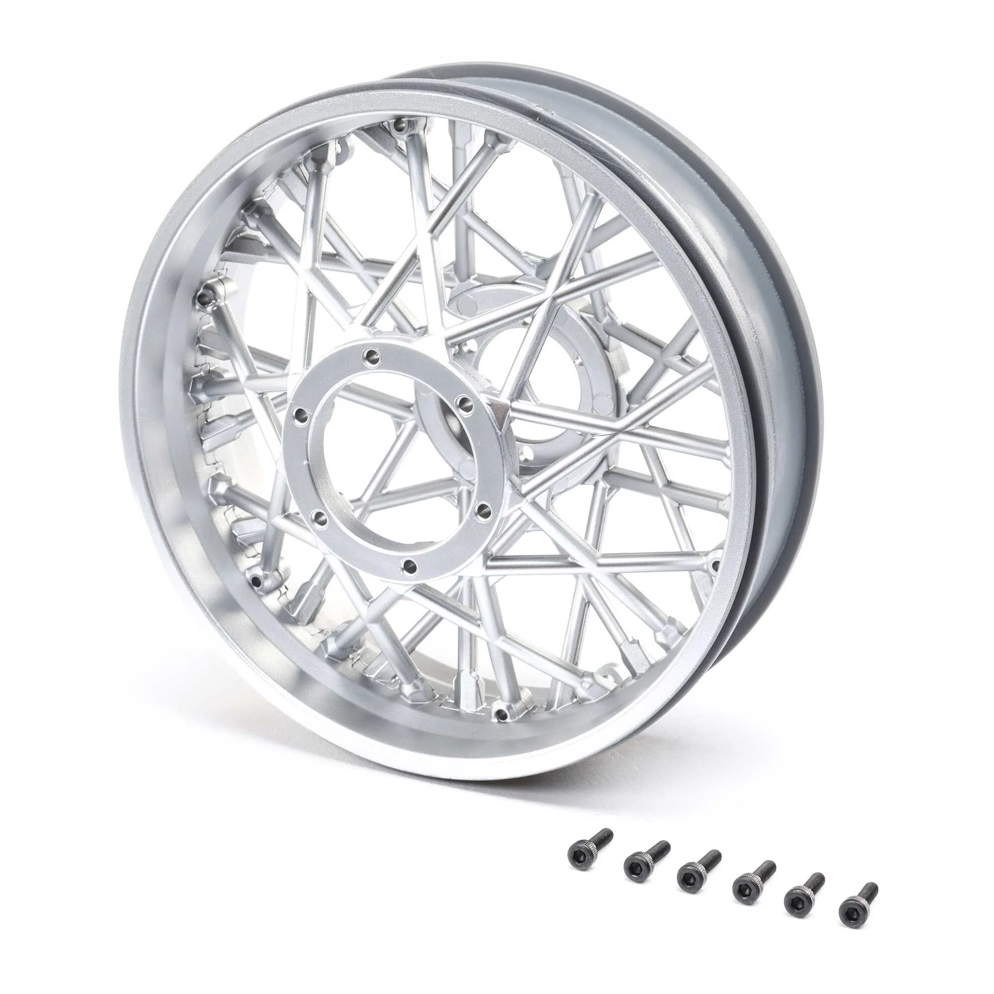Jeu de roues arrière en chrome satiné Promoto-MX - LOS46003