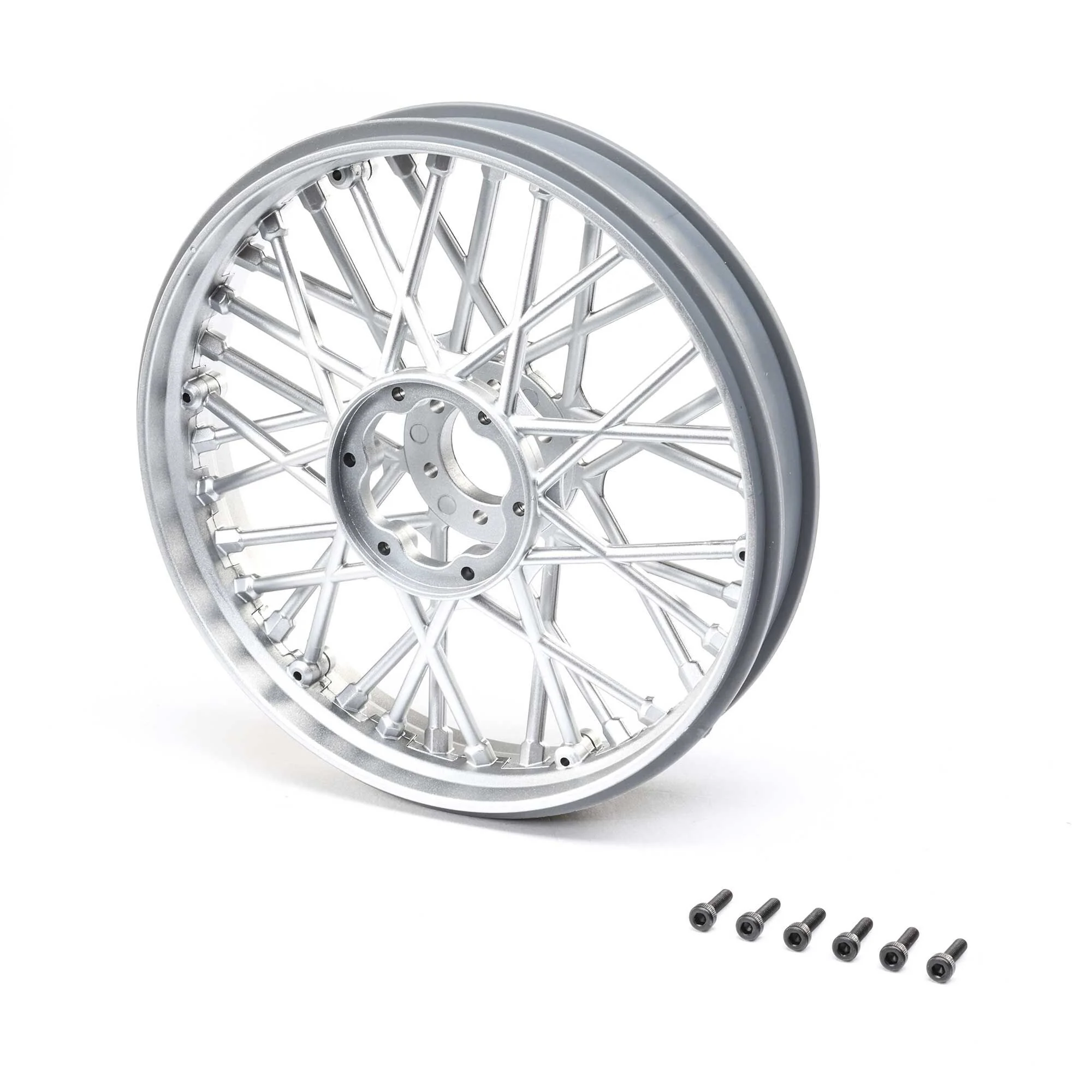 Jeu de roues avant chrome satiné Promoto-MX - LOS46002