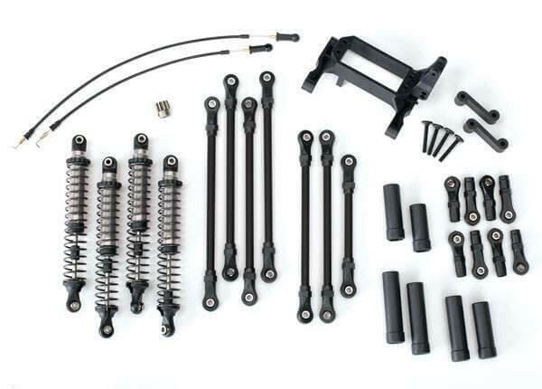 Kit Bras/Biellettes Long TRX-4 complet GRIS - Traxxas 8140