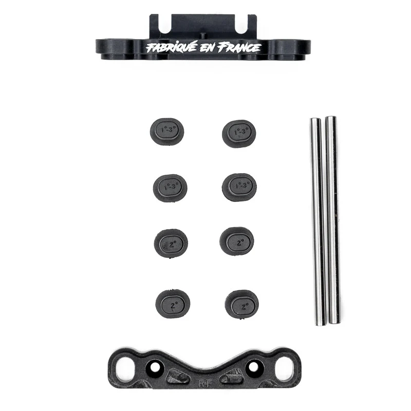 Kit complet cales arrières renforcées alu. OAS (fabriqué en France) - Hobbytech STRS-135-FR - Image 5