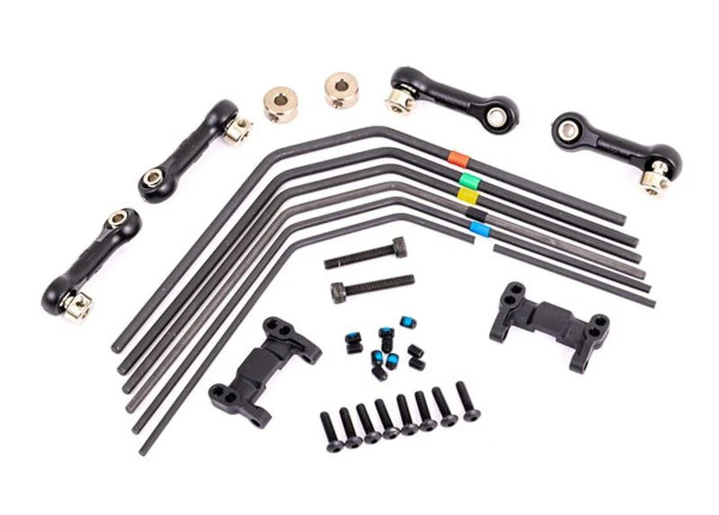 Kit de barres anti-roulis avant et arriere Traxxas sledge 9595