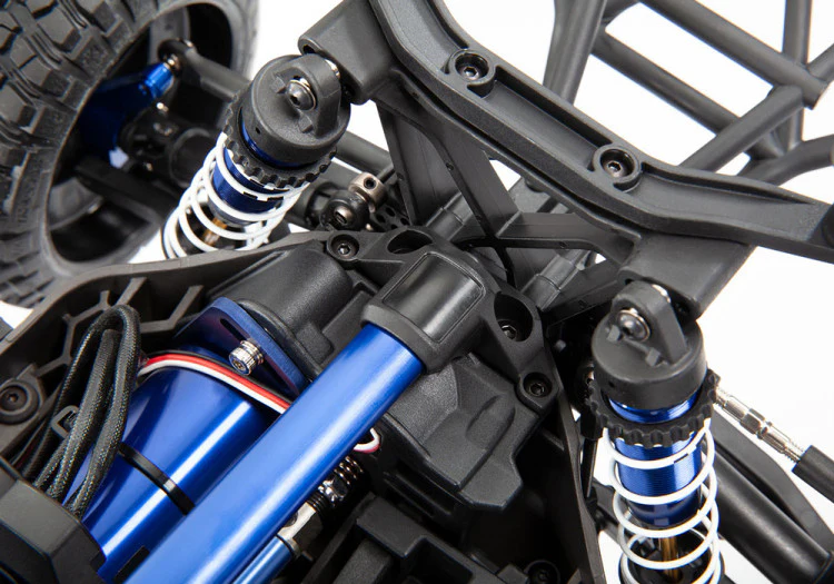 Kit de renfort chassis long Rustler et Slash 4x4 VXL - Traxxas 6730X Bleu - Image 3