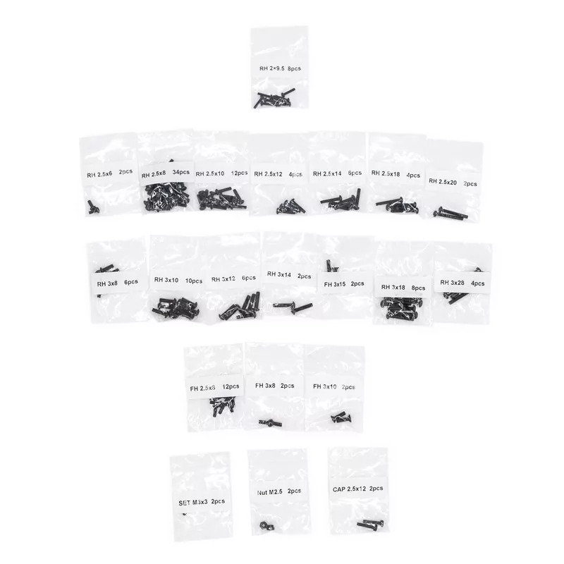 Kit de visserie complet pour Funtek STX G2 - FTK-21081