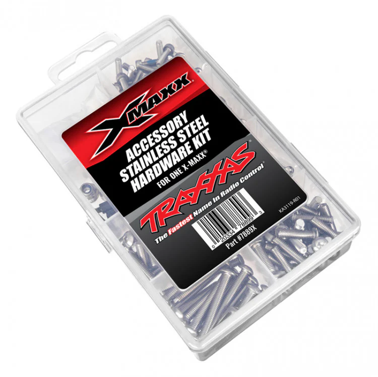 Kit de visseries complet acier inoxydable Traxxas X Maxx 7889X