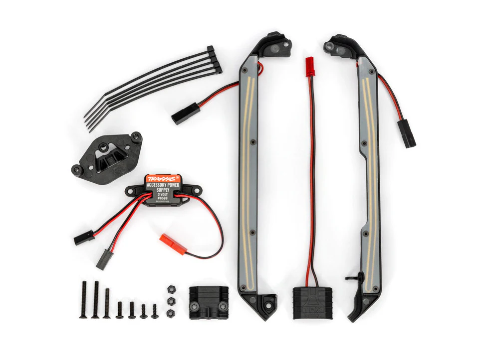 Kit d'éclairage LED pour bas de caisse bleu 4-Tec - Traxxas 10590-BLUE - Image 3