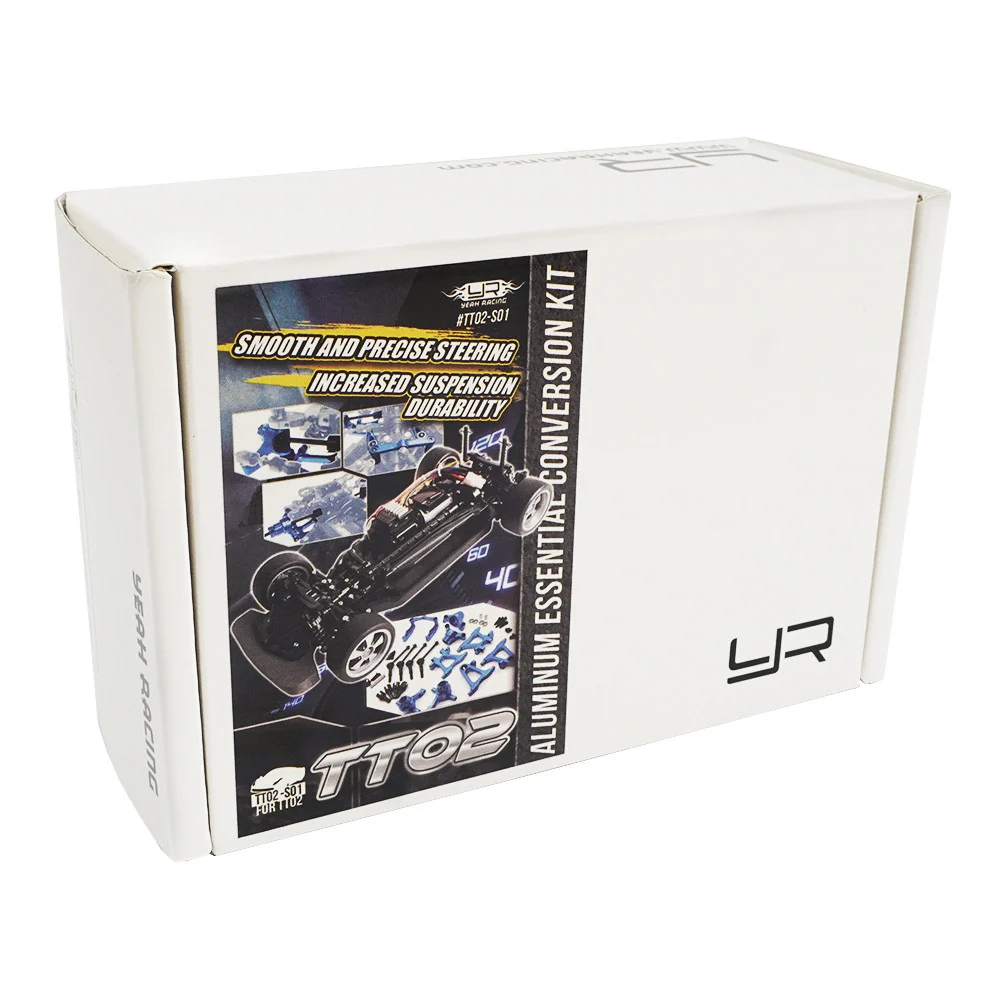 Kit option Alu anodisé rouge Tamiya châssis TT02 Yeah Racing - Image 2