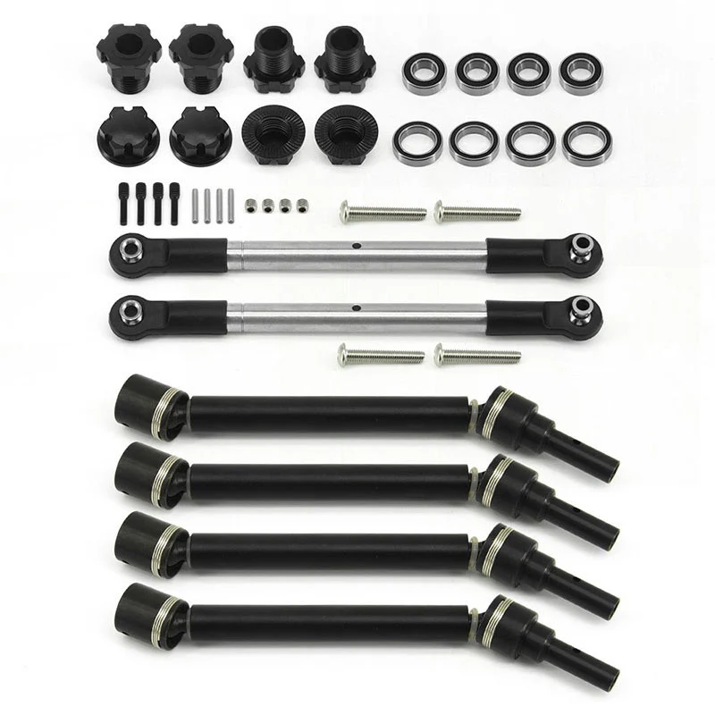 Kit upgrade HD WideMaxx (large) arbres de transmission, hexagone, tringlerie de direction - H-Speed HSPX051