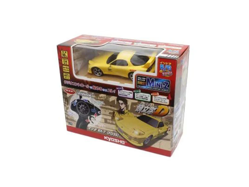Kyosho First Mini-Z 1:28 Initial-D Mazda RX-7 FD3S YE - K.66603A - Image 3