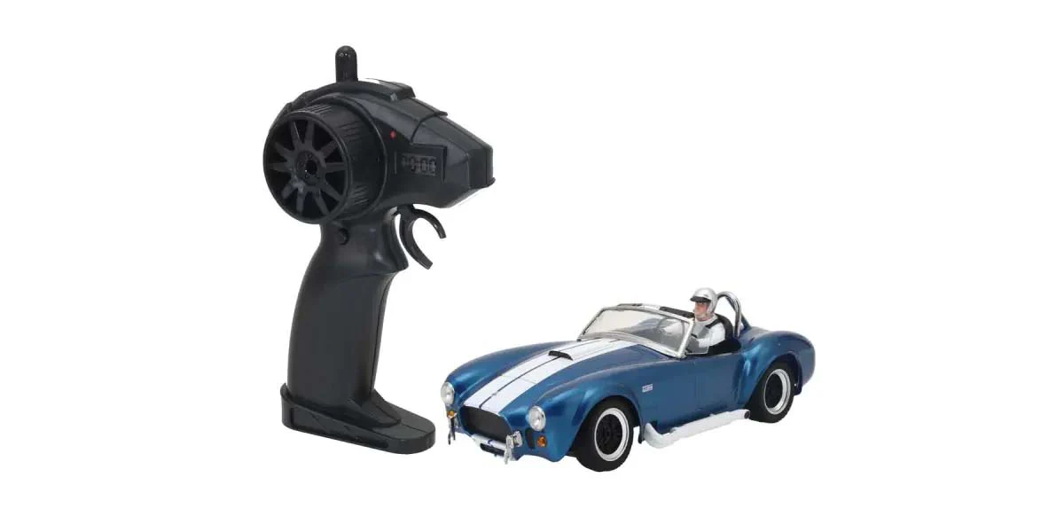 Kyosho First Mini-Z 1:28 Shelby Cobra 427 S/C 1960 Bleu - K.66610A