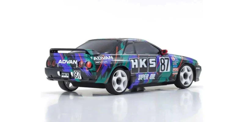 Kyosho Mini-Z AWD Nissan Skyline GT-R R32 1993 HKS #87 (MA020-KT531P) K.32652HK - Image 2