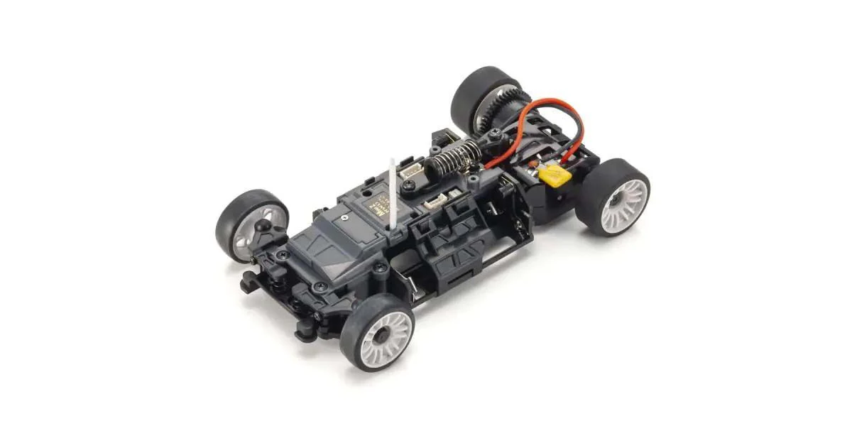 Kyosho Mini-Z MR04 RWD Corvette C8-R Gun Metal/Rouge (W-MM/KT531P) K.32356GMR - Image 3