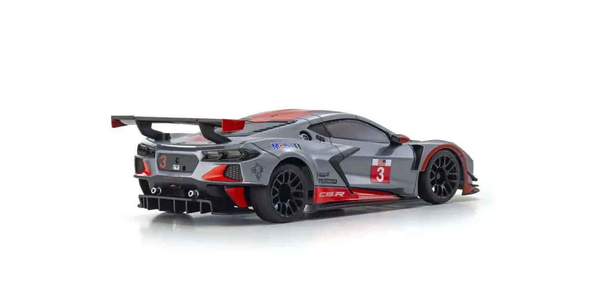 Kyosho Mini-Z MR04 RWD Corvette C8-R Gun Metal/Rouge (W-MM/KT531P) K.32356GMR - Image 4