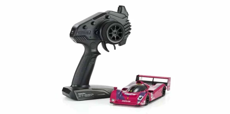 Kyosho Mini-Z MR04 RWD Jaguar XJR-14 LM 1991 No.4 (W-LM/KT531P) - K.32369LE