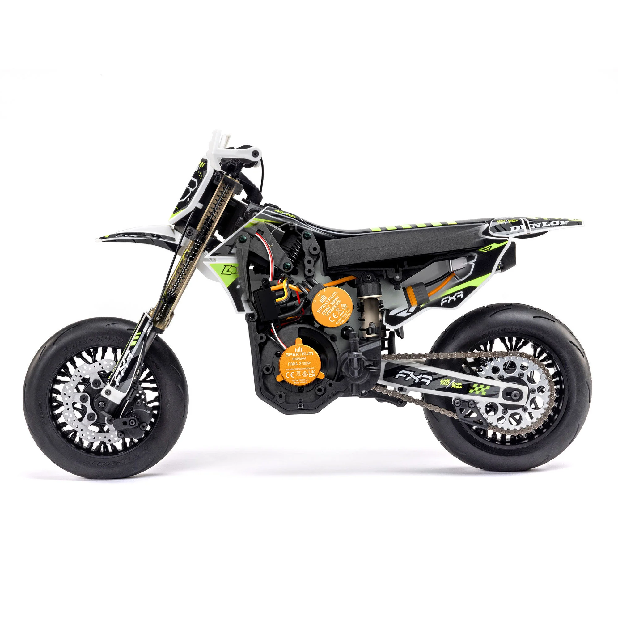 Losi Moto Promoto-SM FXR RTR 1/4 + Batterie et chargeur LOS-2310 - Image 12