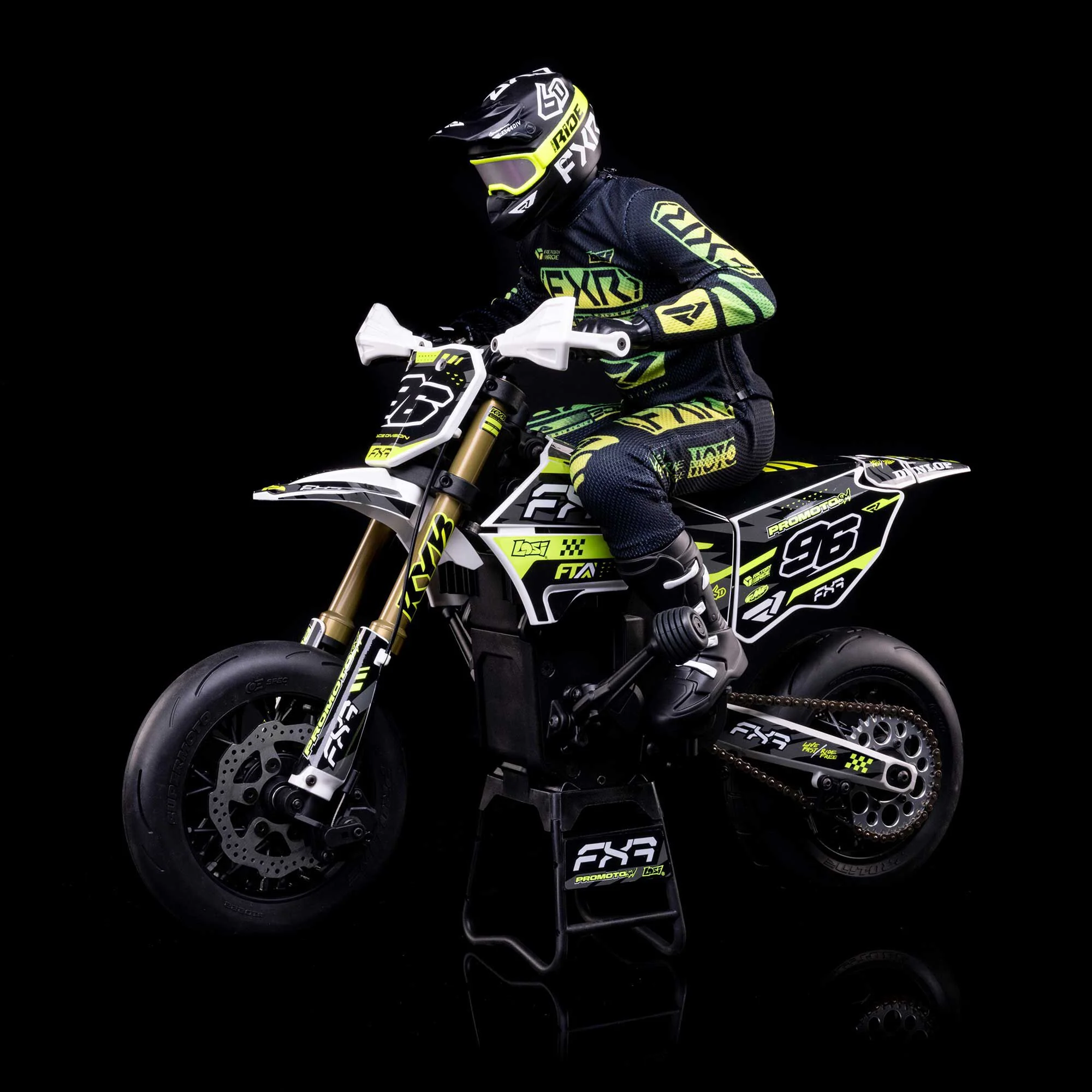 Losi Moto Promoto-SM FXR RTR 1/4 + Batterie et chargeur LOS-2310 - Image 19