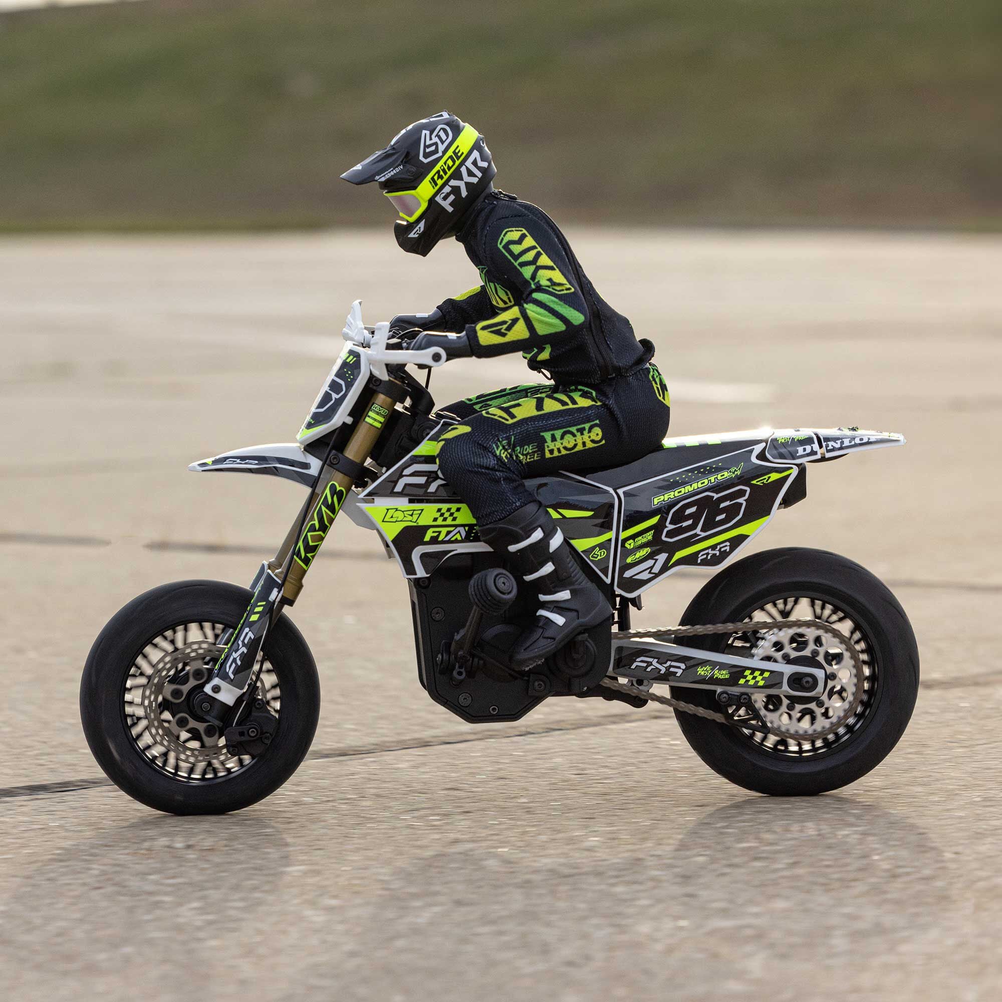 Losi Moto Promoto-SM FXR RTR 1/4 + Batterie et chargeur LOS-2310 - Image 25