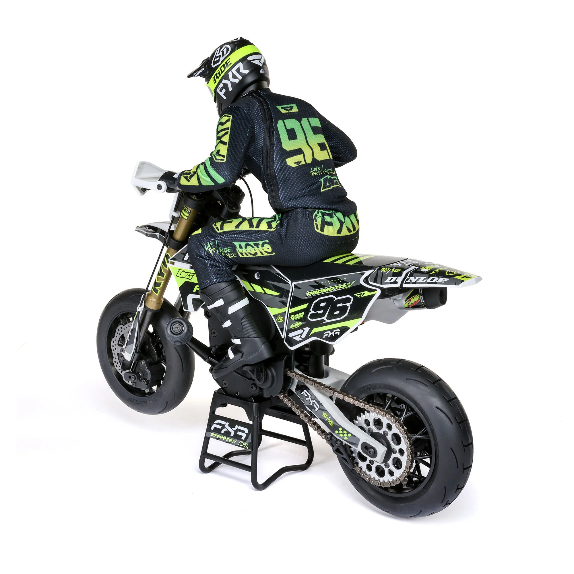 Losi Moto Promoto-SM FXR RTR 1/4 + Batterie et chargeur LOS-2310 - Image 4