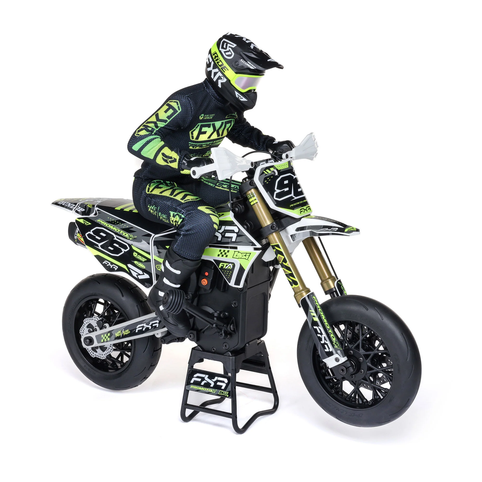 Losi Moto Promoto-SM FXR RTR 1/4 + Batterie et chargeur LOS-2310 - Image 6