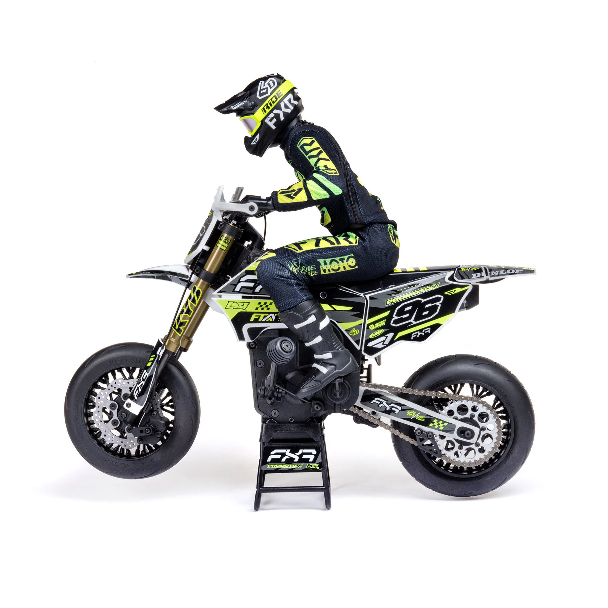 Losi Moto Promoto-SM FXR RTR 1/4 + Batterie et chargeur LOS-2310 - Image 9