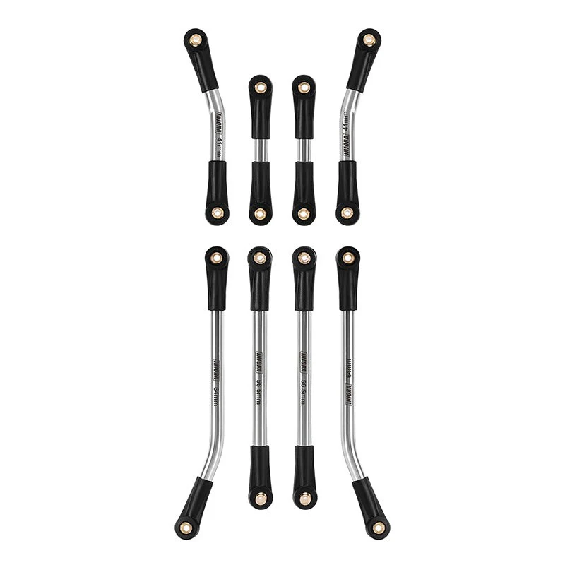 Lot de 4 maillons de châssis à dégagement élevé en acier inoxydable pour Axial SCX24 - SCX24-185 - Image 8