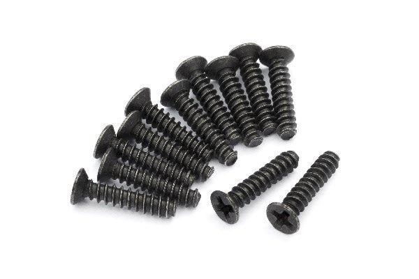 Lot de vis 2,6 x 12mm Blackzon 1/16 - 540050