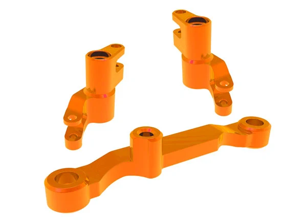 Manivelles de direction Alu orange Mini Maxx/XRT - Traxxas 10743-ORNG