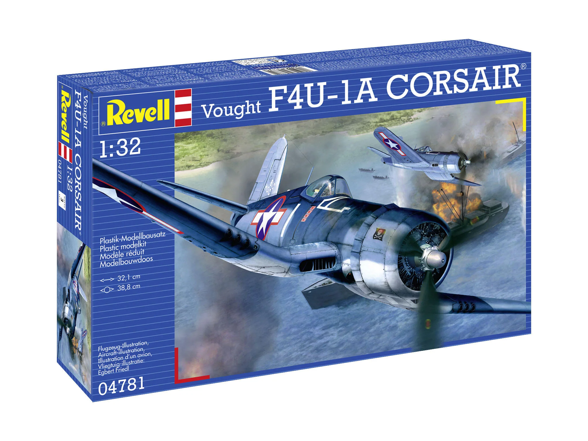 Maquette avion Revell 04781 Vought F4U-1A Corsair - Image 7