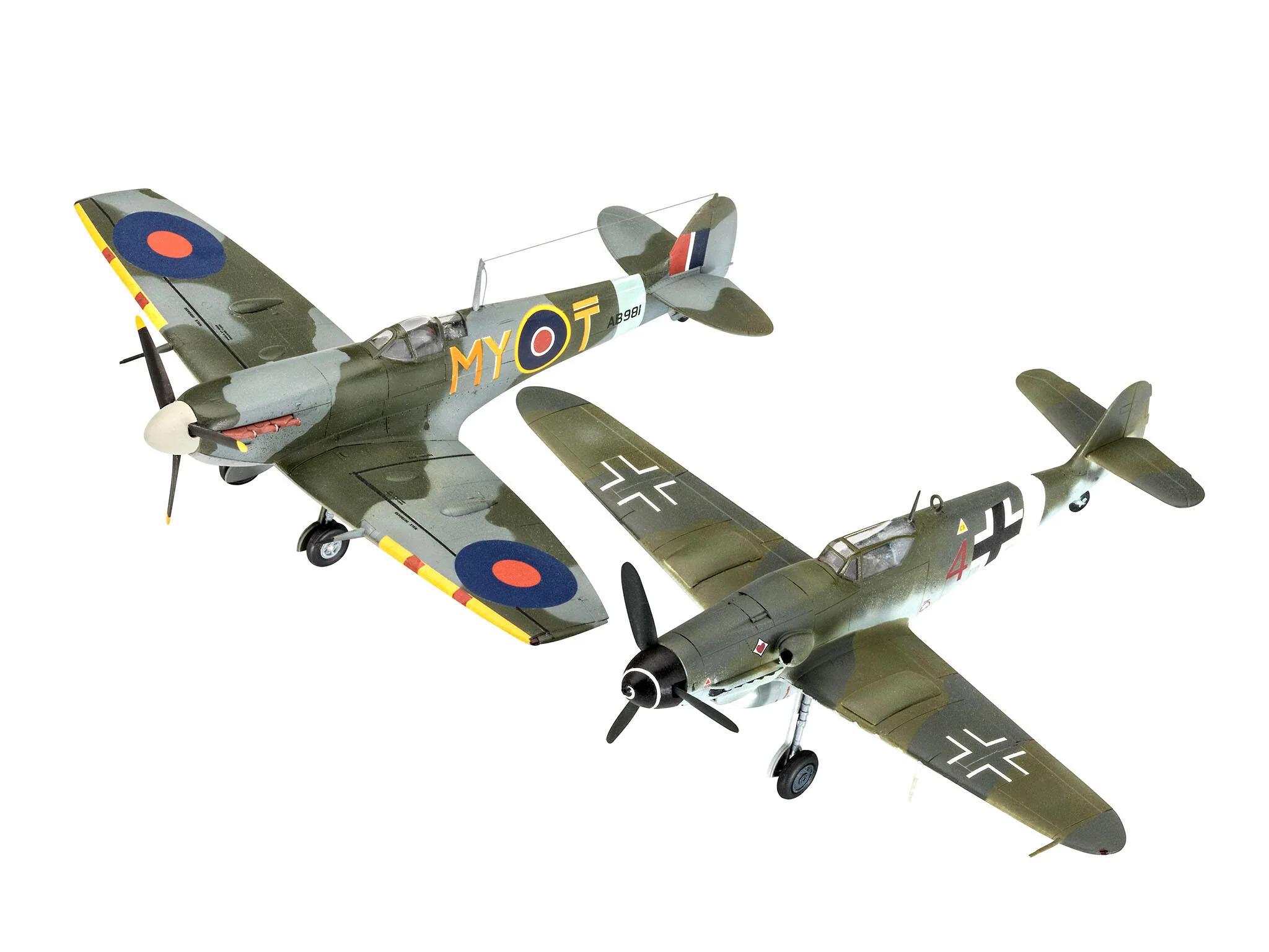 Maquette avion Revell 03710 Set combat BF109G-10 & Spifire - Image 2