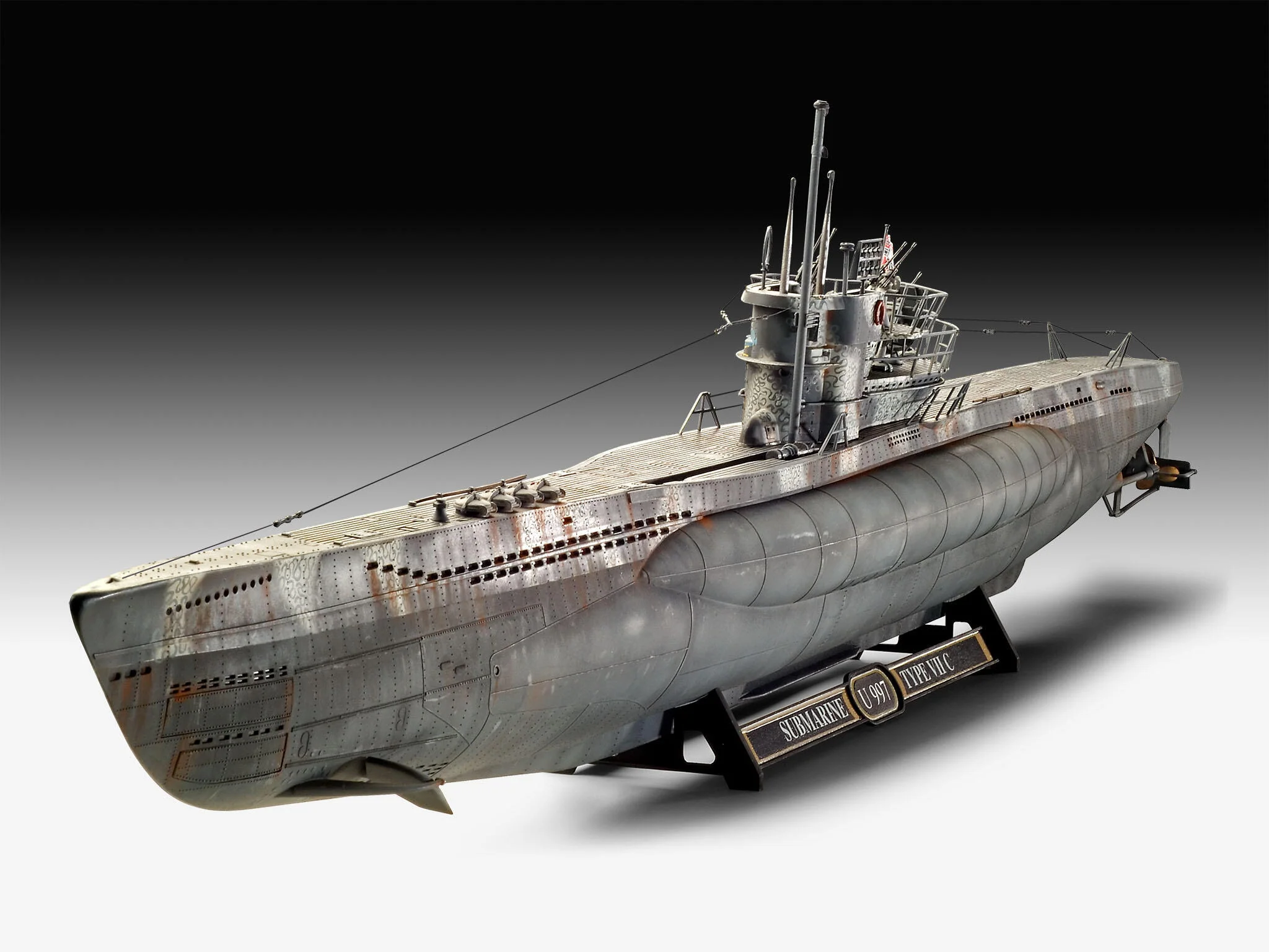 Maquette bateau Revell 05163 Sous marin Allemand type VII C/41 - Image 10