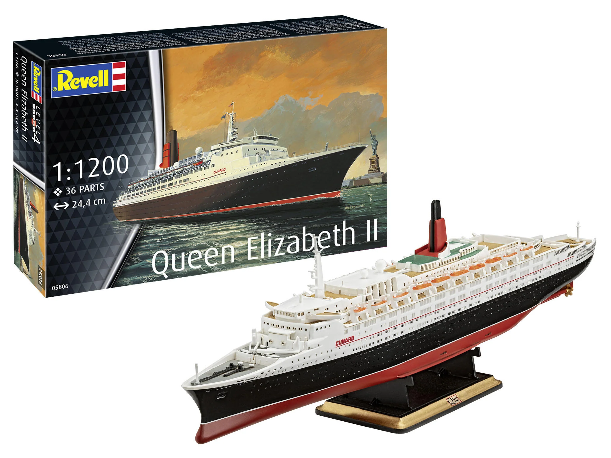 Maquette bateau Revell 05806 Queen Elizabeth II - Image 7