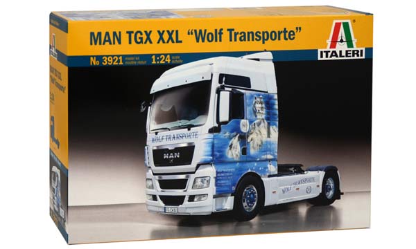 Maquette camion MAN TGX XXL Wolf Transporte - Italeri 3921 - Image 3
