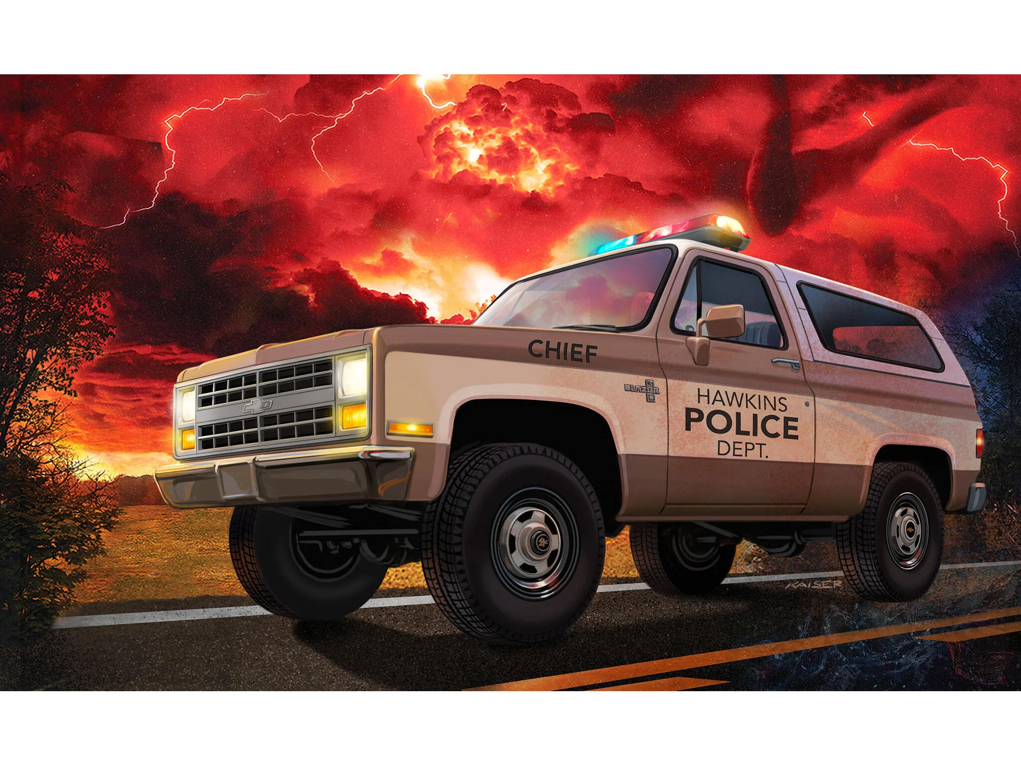 Maquette film Revell 07724 "Stranger Things" Jim Hopper´s Chevy® Blazer K5™ - Image 2