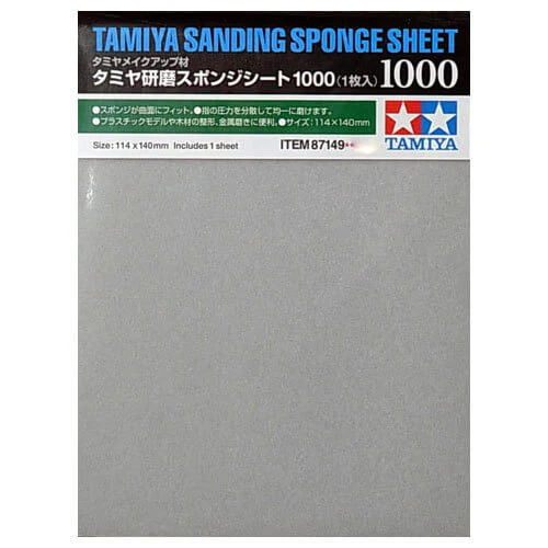 Maquette finition Eponge abrasive 1000 - Tamiya 87149 - - Image 2