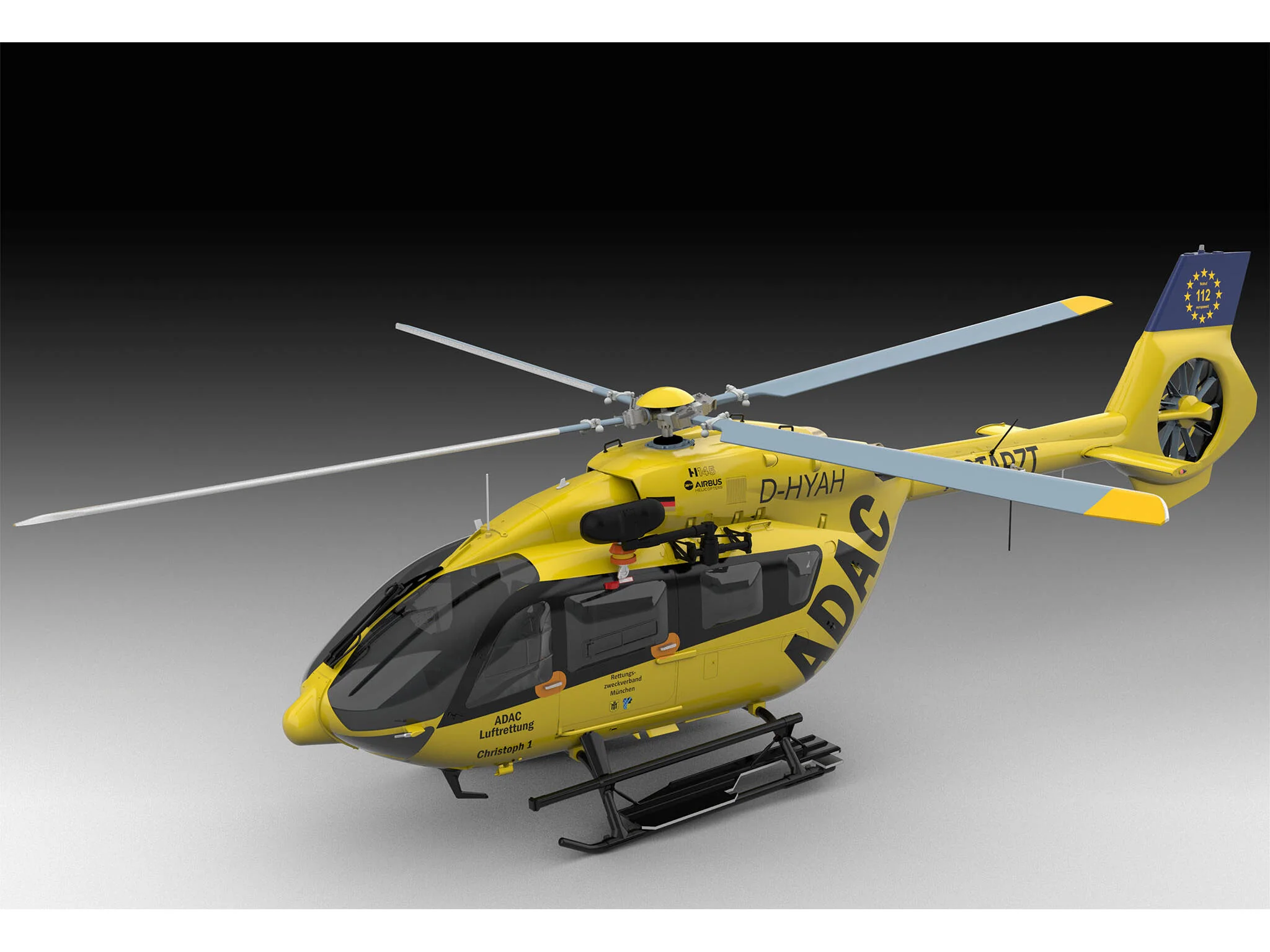 Maquette hélicoptère Revell 04969 Airbus H145 "ADAC Sauvetage aérien" - Image 4