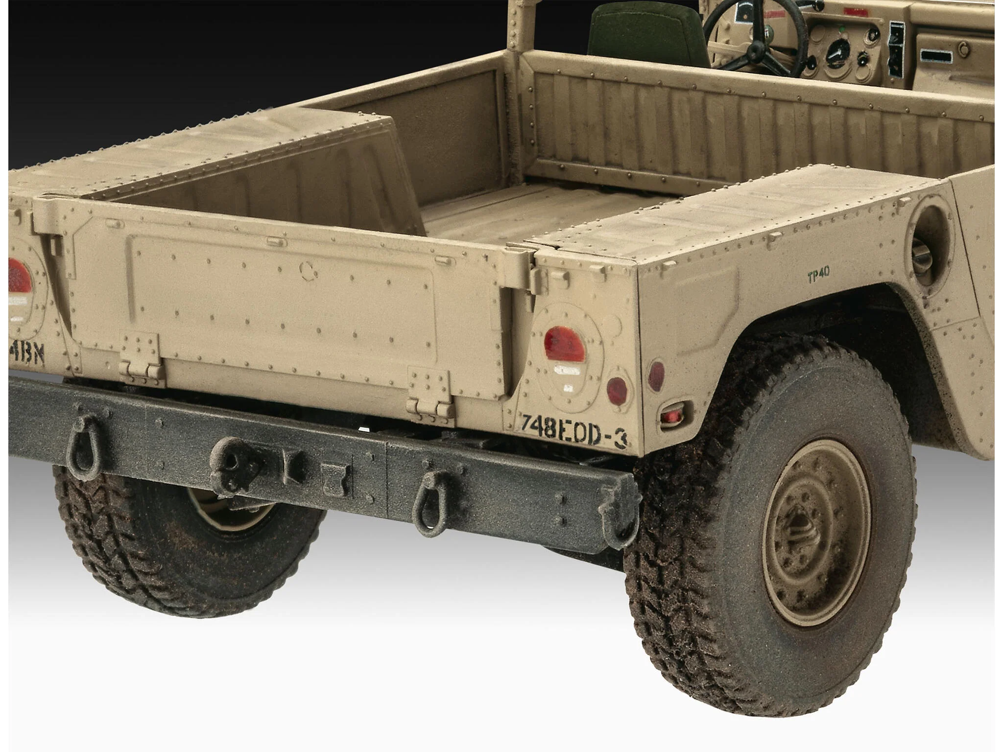 Maquette militaire Revell 03366 HMMWV M109 7A2 - Image 4