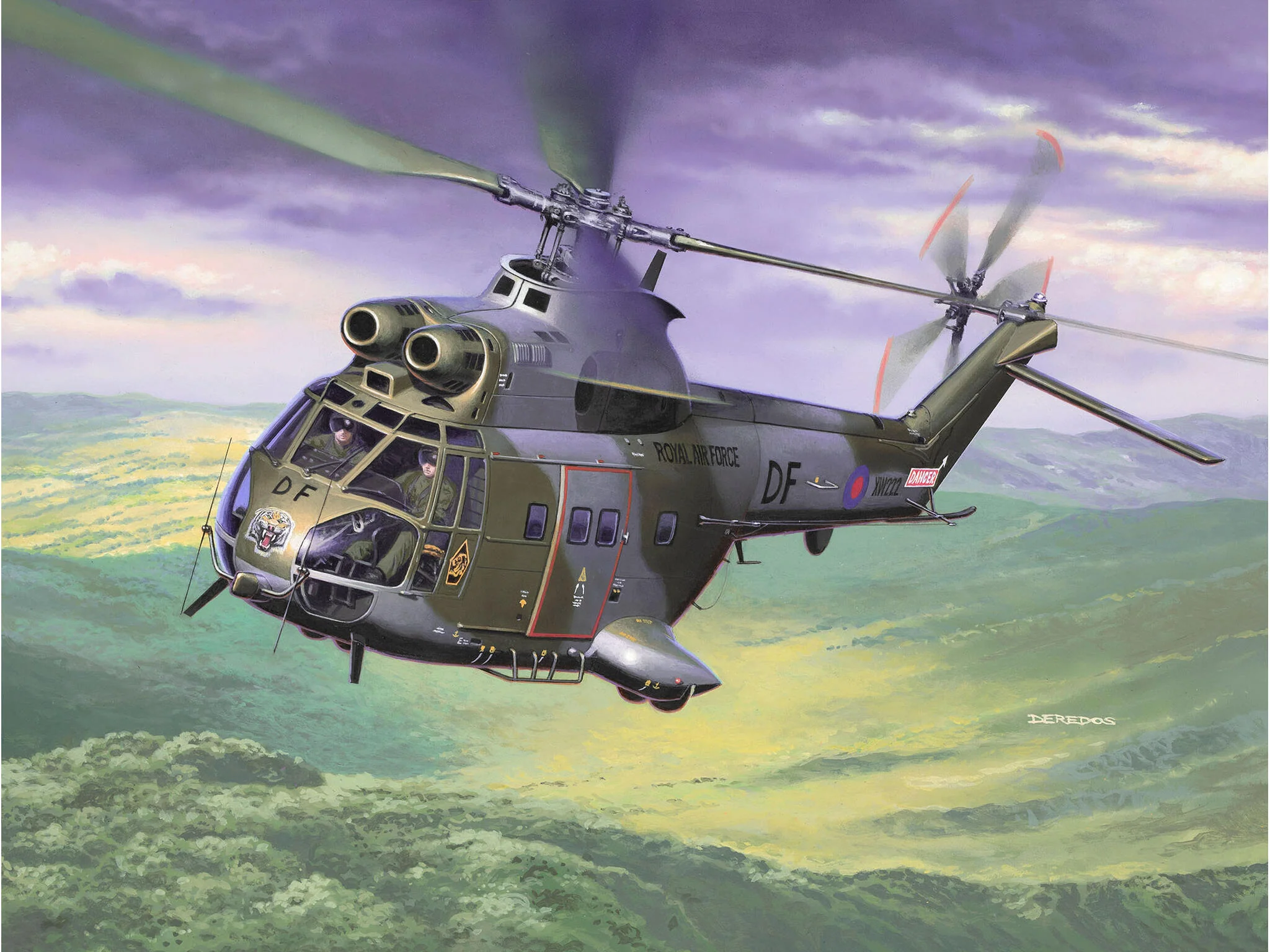 Maquette hélicoptère Revell 03746 Westland Puma HC.1 - Image 8