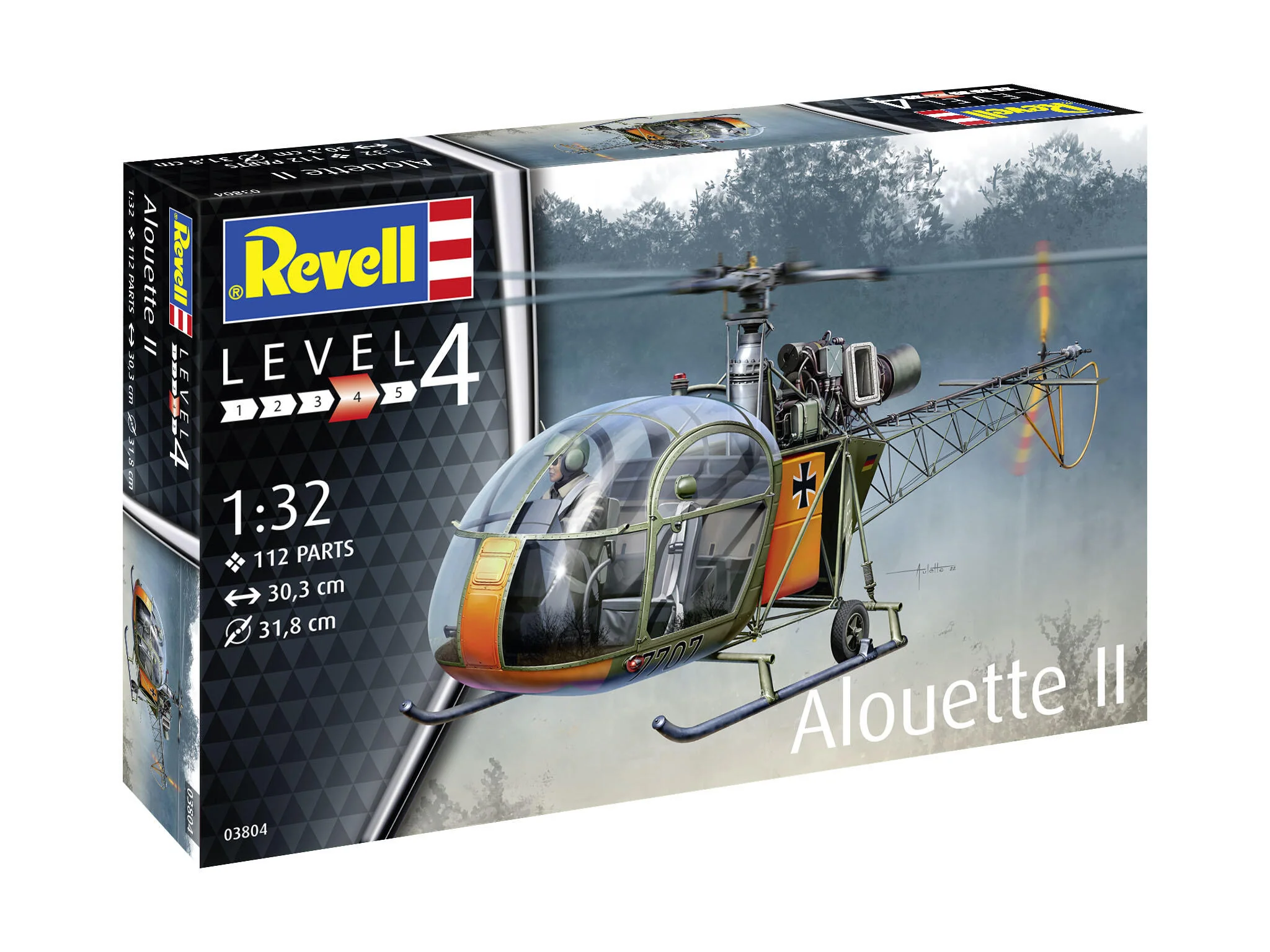 Maquette hélicoptère Revell 03804 Alouette II - Image 9