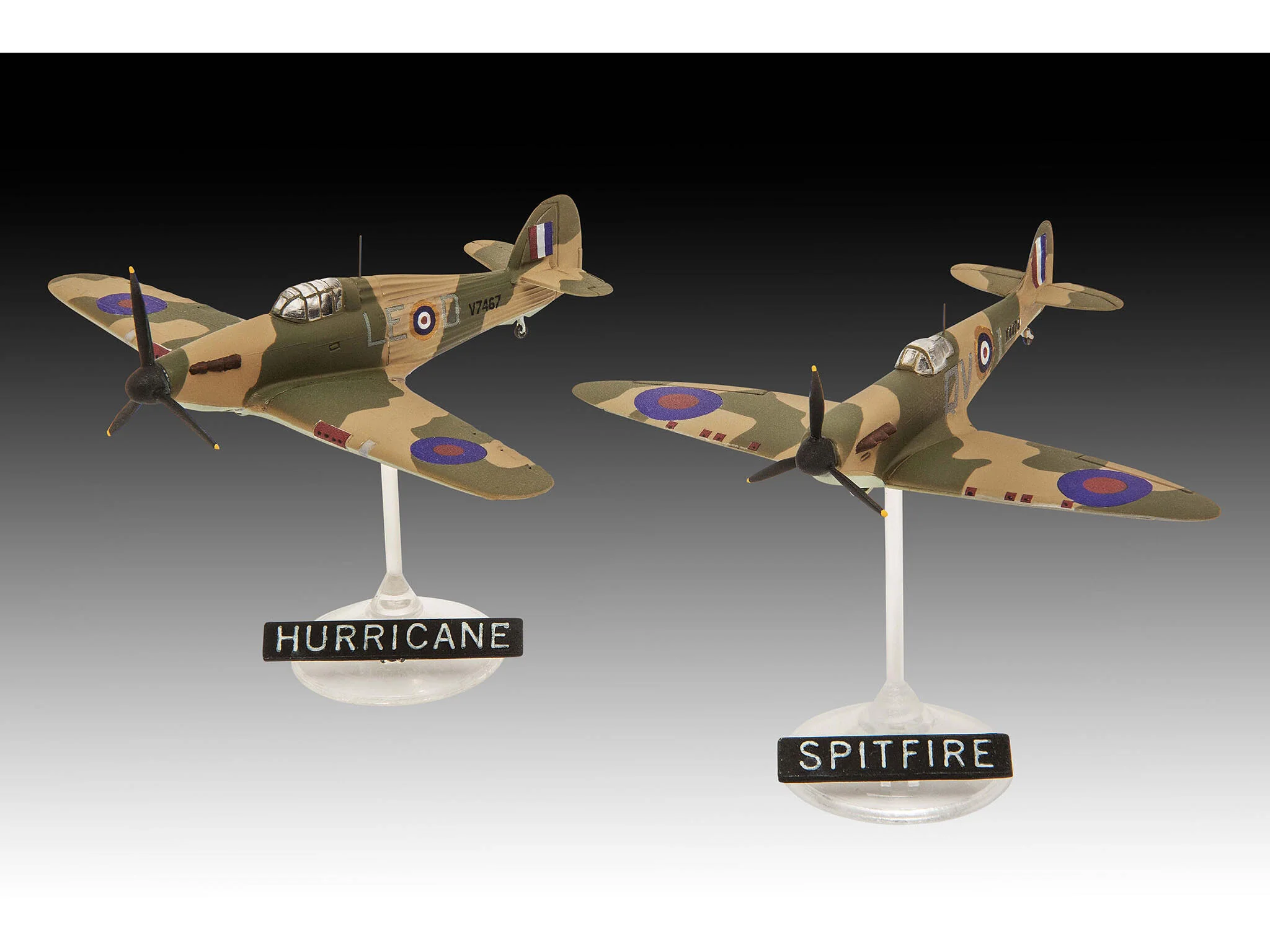 Maquette Revell Starter kit 77771 Spitfire Mk.Ia & Hurricane Mk.I avec accessoires de base - Image 8