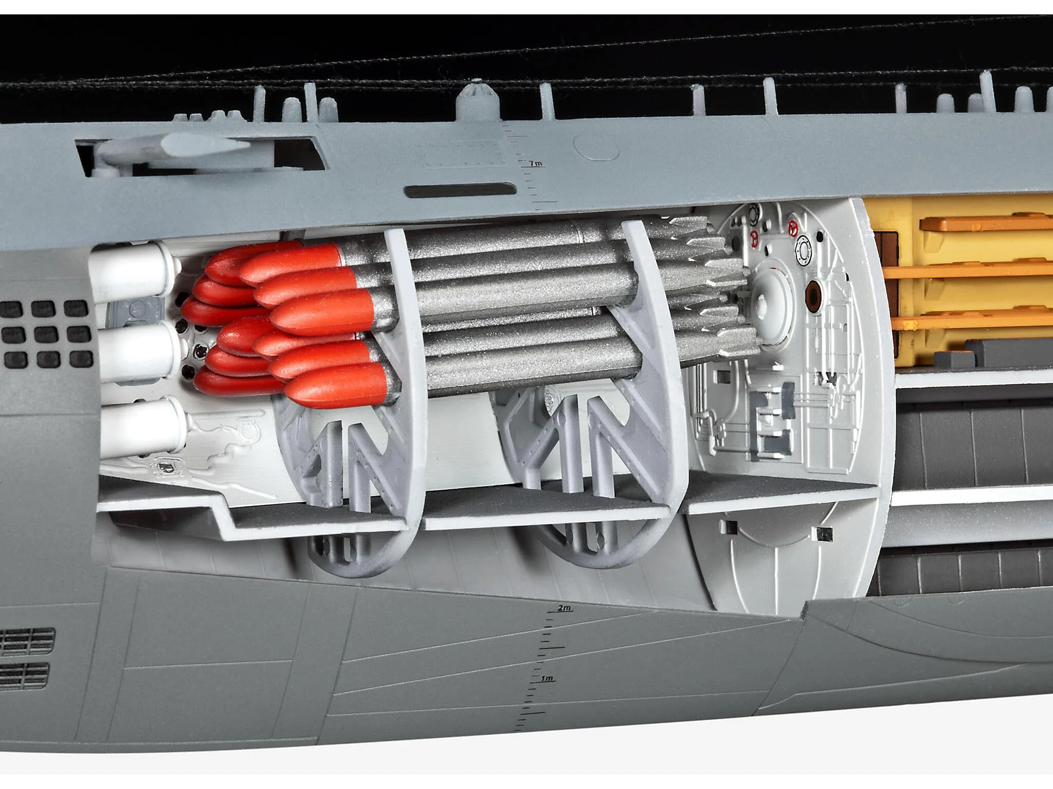Maquette sous marin Revell 05078 U-BOAT TYP XXI U 2540 avec intérieur - Image 7