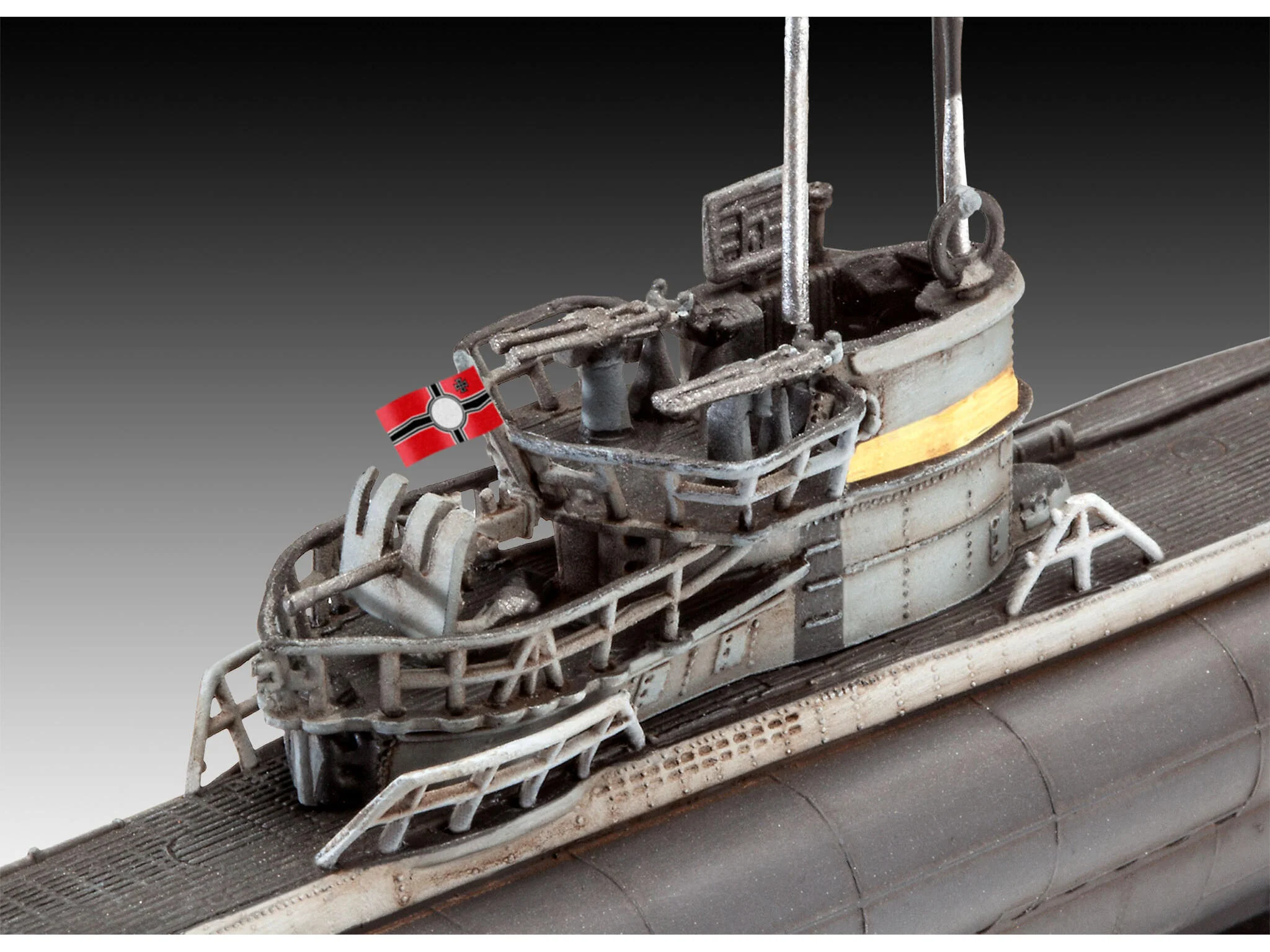 Maquette sous marin Revell 05154 Allemand Type VII C/4 - Image 4