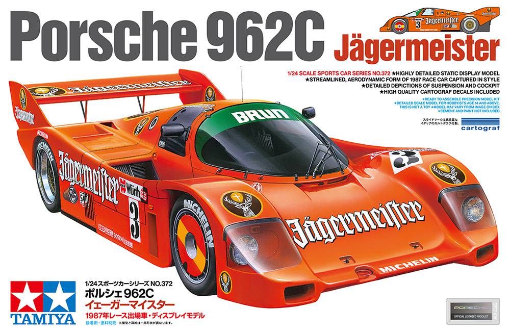 Maquette voiture Porsche 692C Jägermeister 1/24 - Tamiya 24372 - Image 6