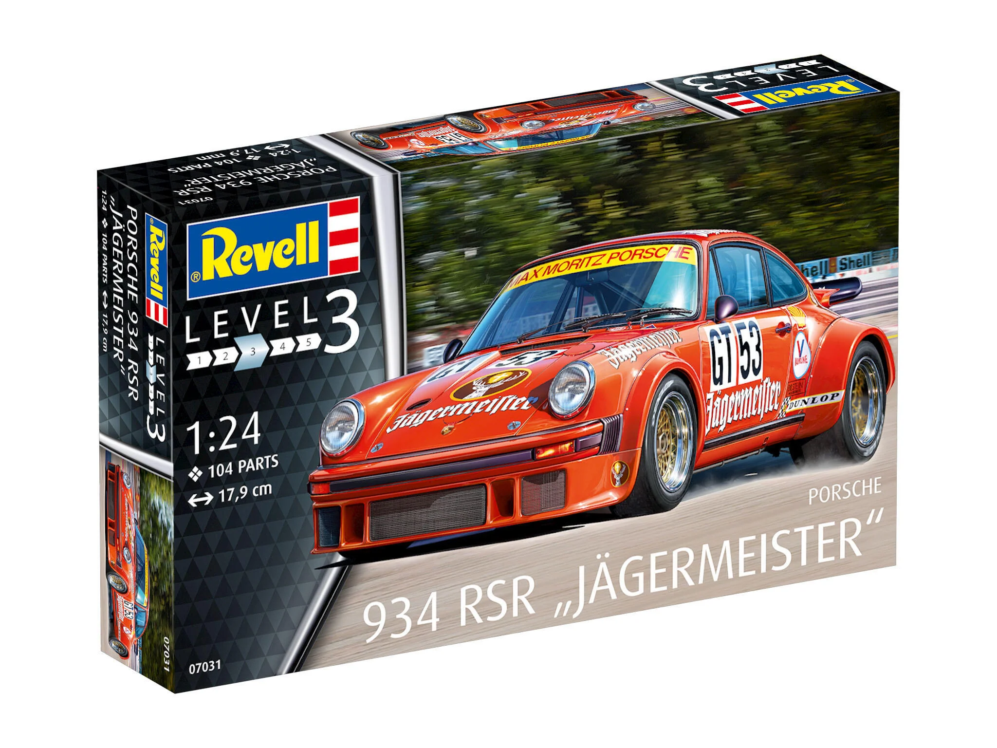 Maquette voiture Revell 07031 Porsche 934 RSR "JÄGERMEISTER" - Image 8