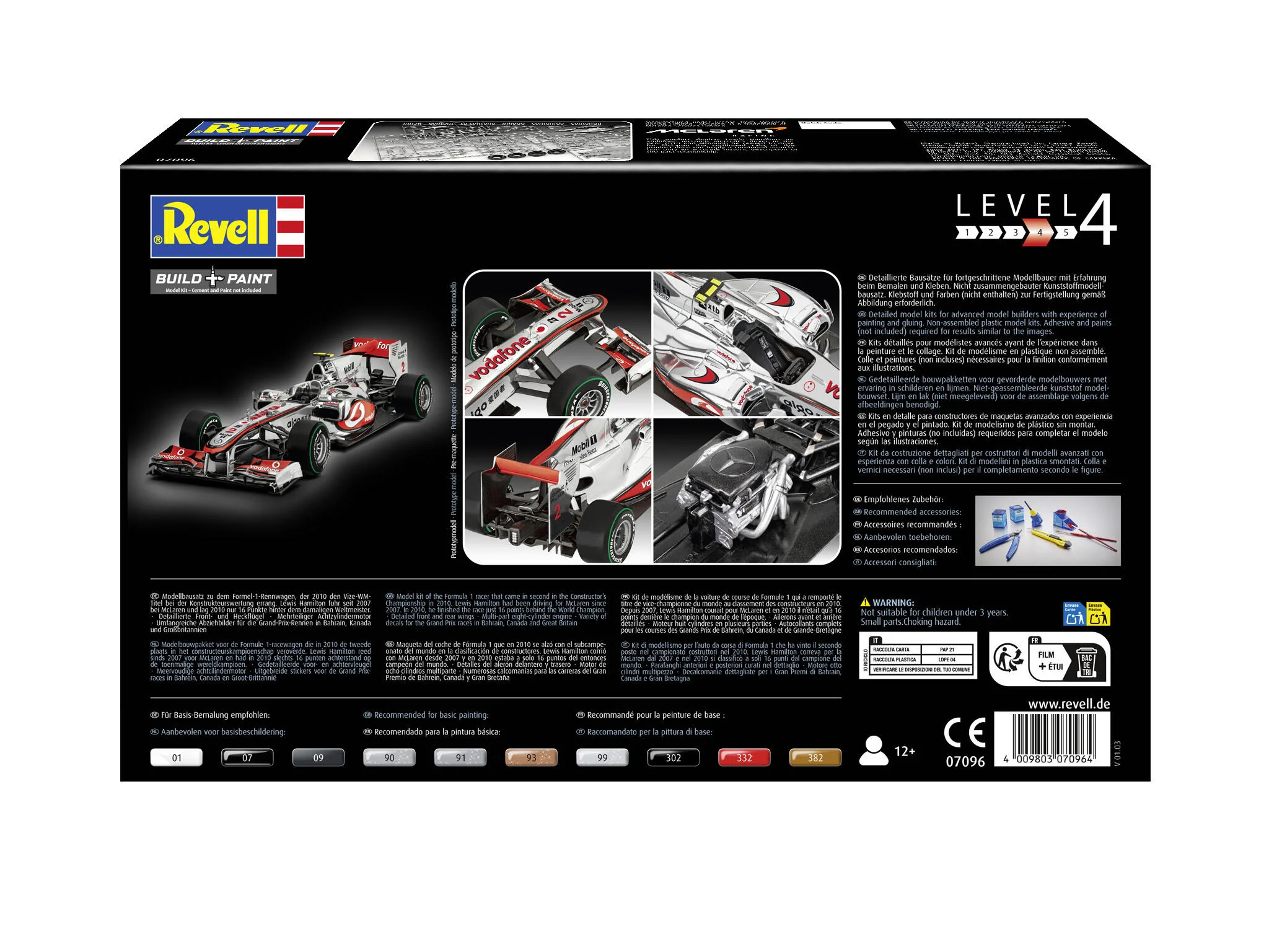 Maquette voiture Revell 07096 Vodafone McLaren Mercedes MP4-25 "Lewis Hamilton" - Image 9