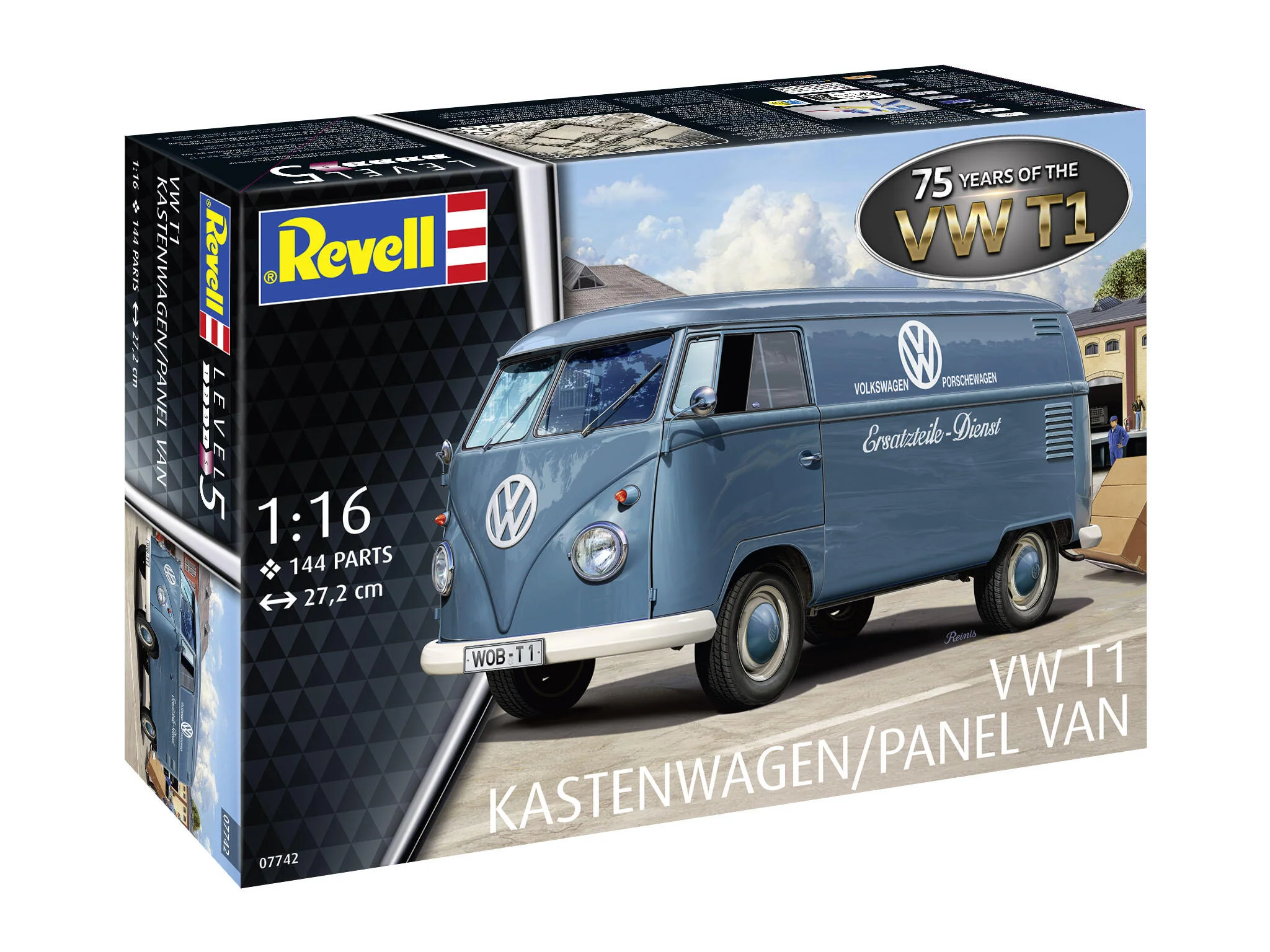 Maquette voiture Revell 07742 VW T1 Panel Van - 75 ans VW T1 - Image 10