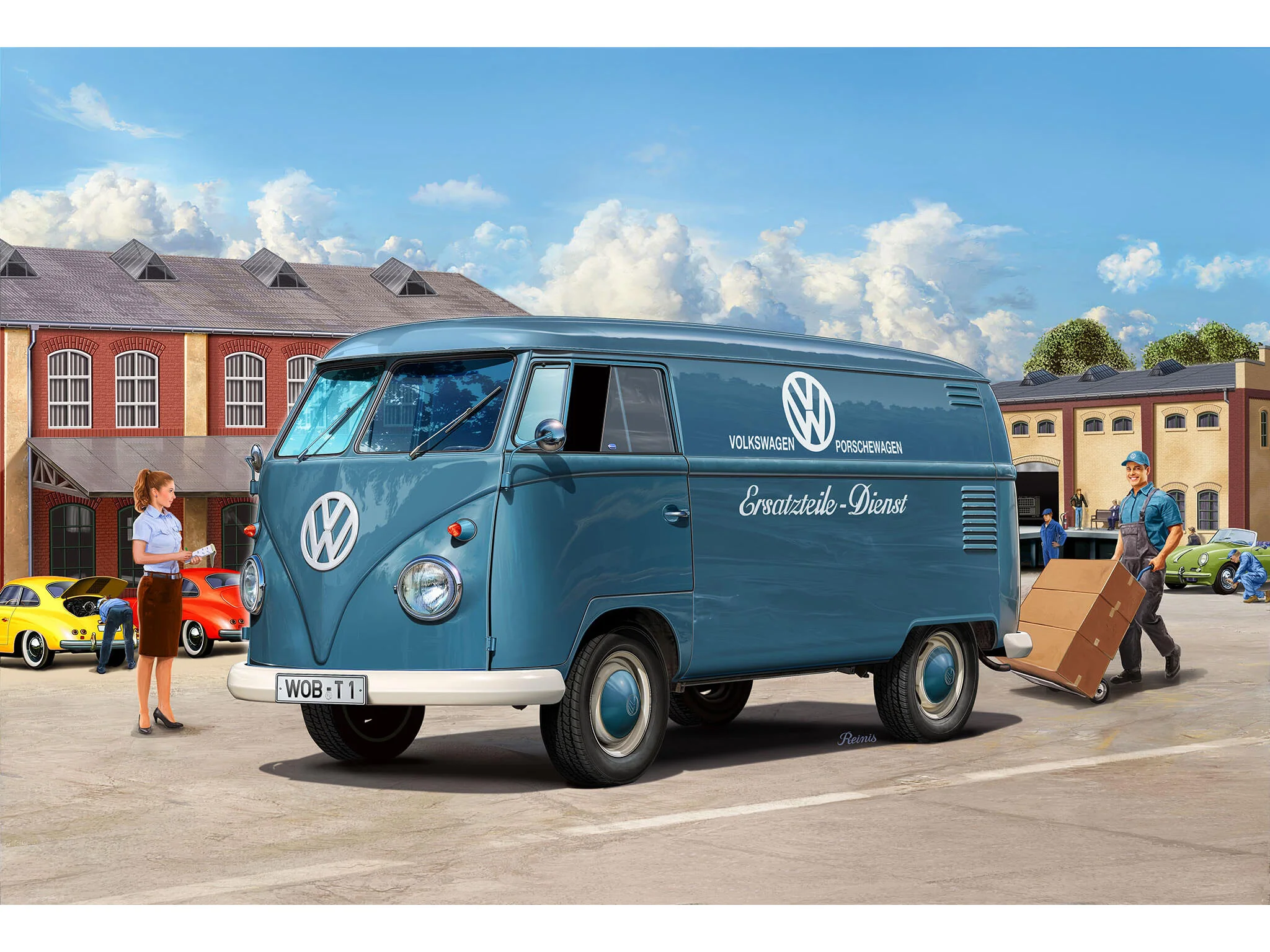 Maquette voiture Revell 07742 VW T1 Panel Van - 75 ans VW T1 - Image 9